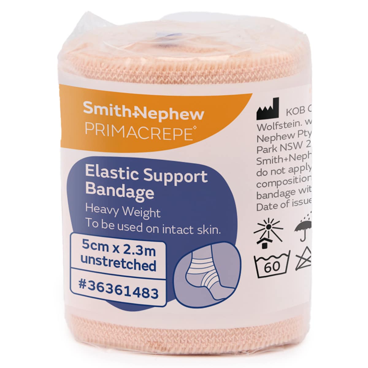 Primacrepe Elastic Crepe Bandage Heavy Weight 5cm x 2.3m