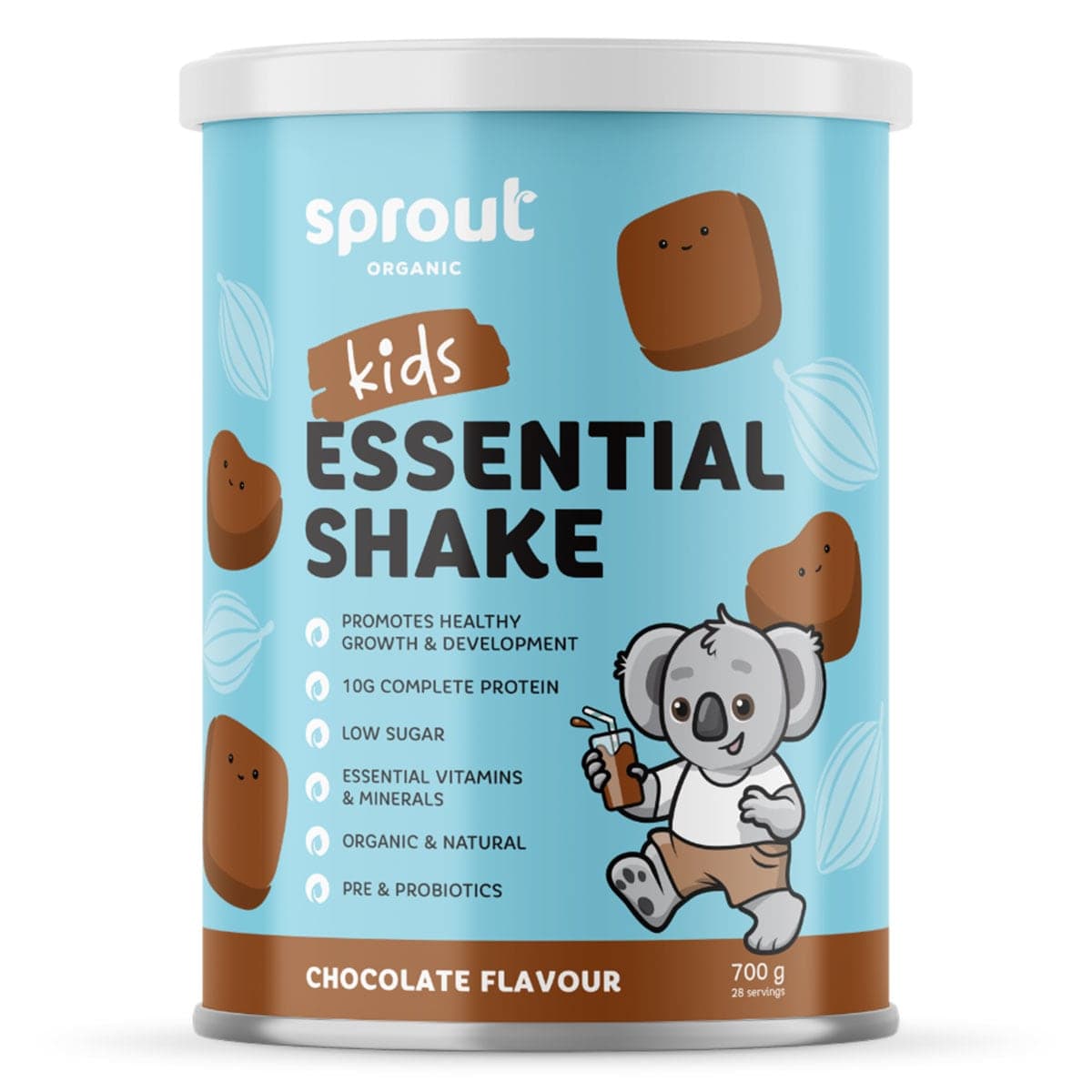 Sprout Organic Kids Essential Shake Chocolate 700g