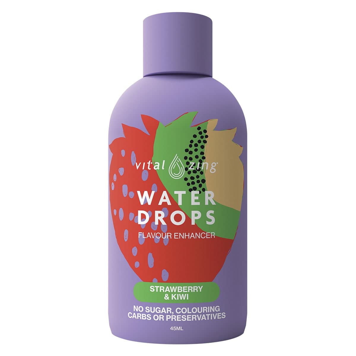 Vital Zing Water Drops Strawberry & Kiwi 45ml