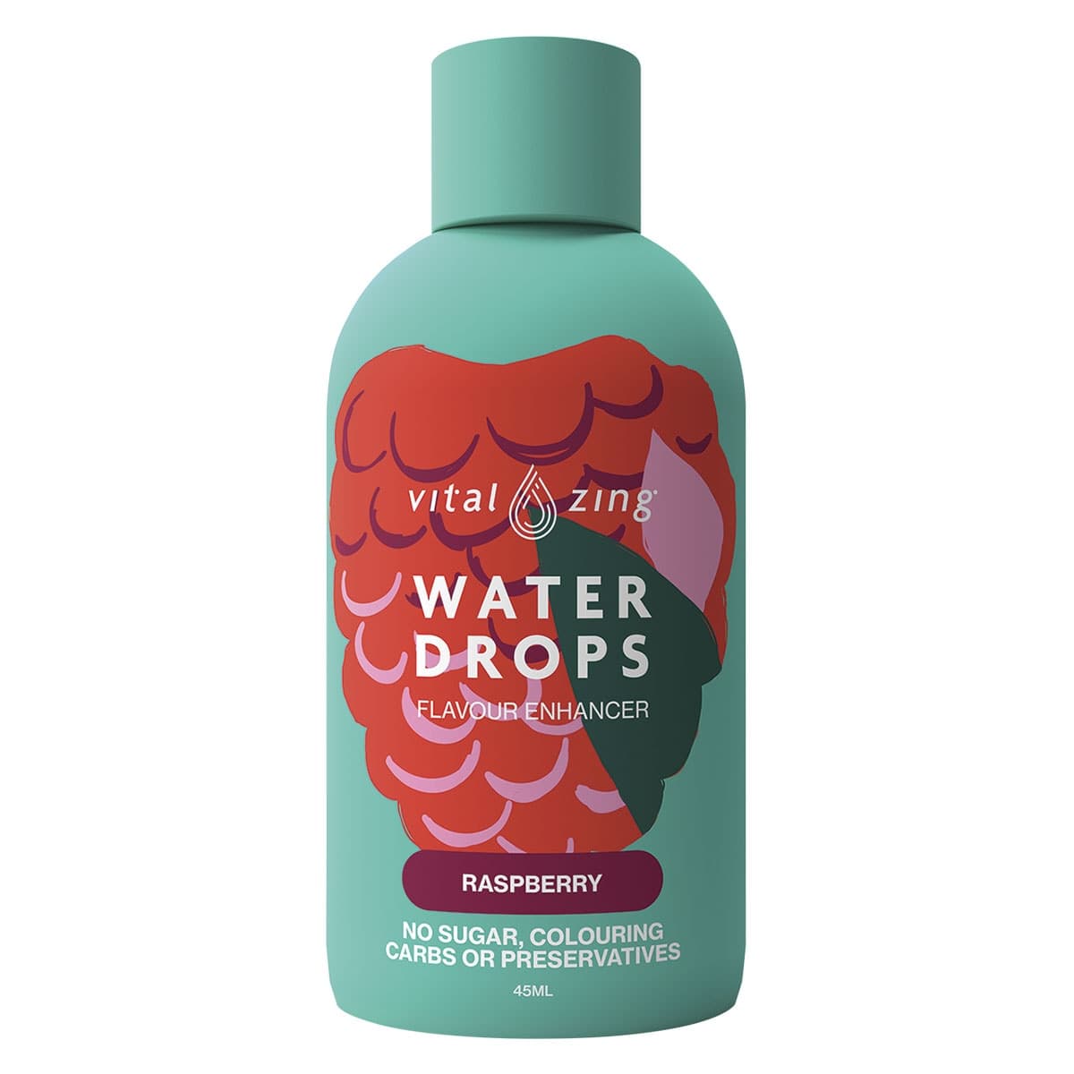 Vital Zing Water Drops Raspberry 45ml