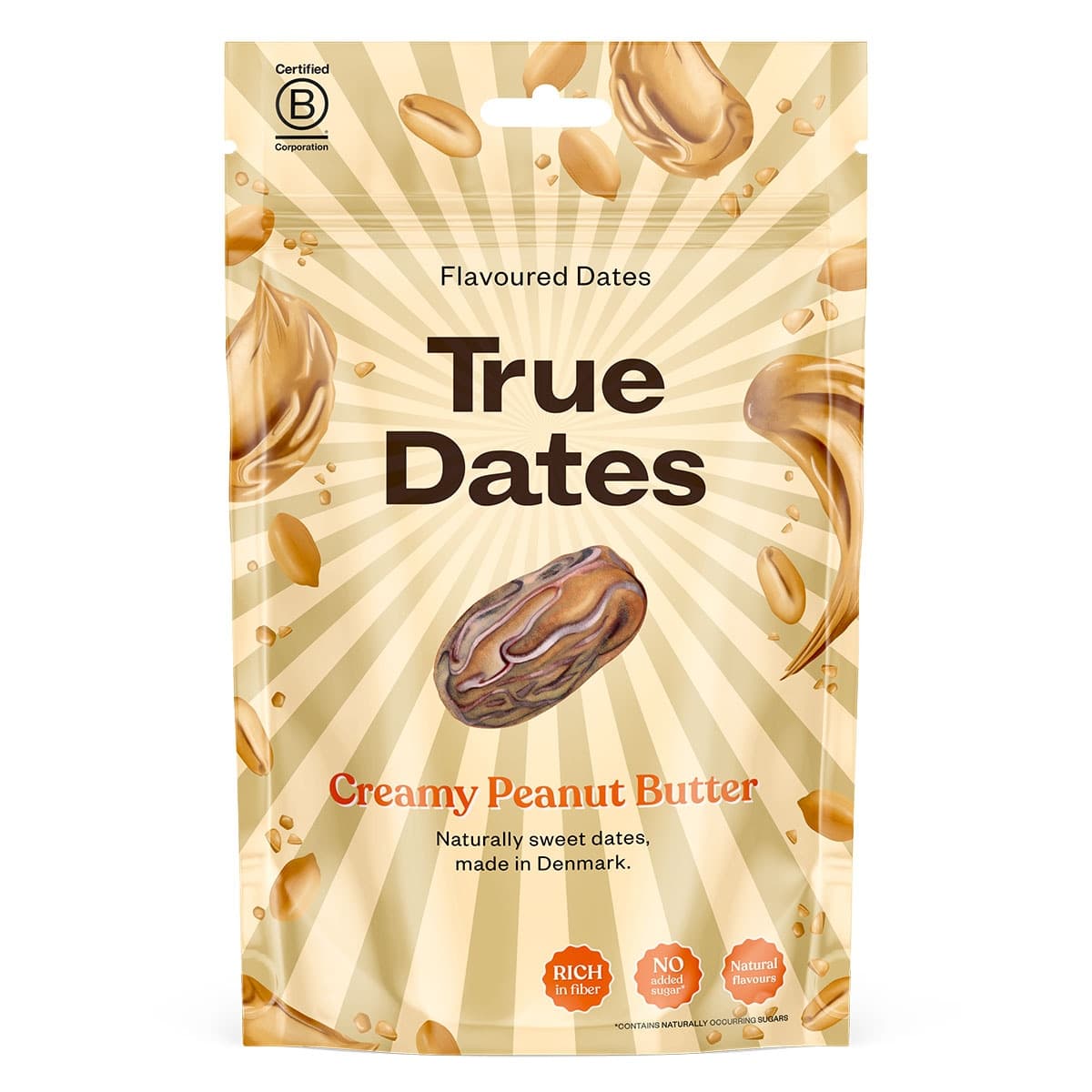 True Dates Creamy Peanut Butter Flavoured Dates 100g