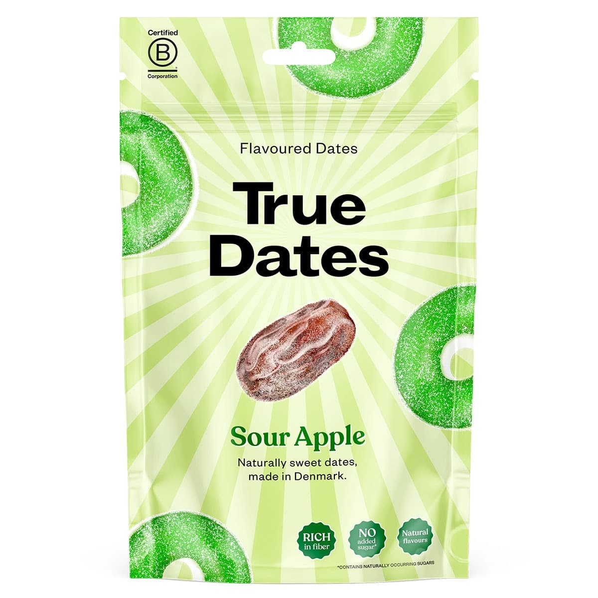 True Dates Sour Apple Flavoured Dates 100g