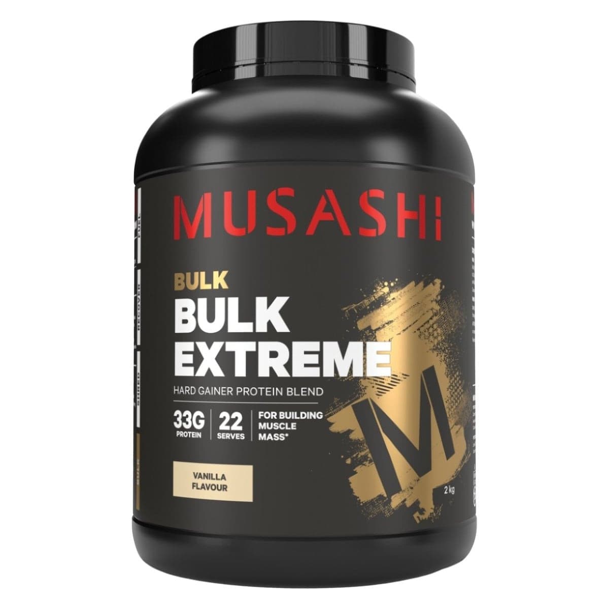 Musashi Bulk Extreme Protein Powder Vanilla 2kg