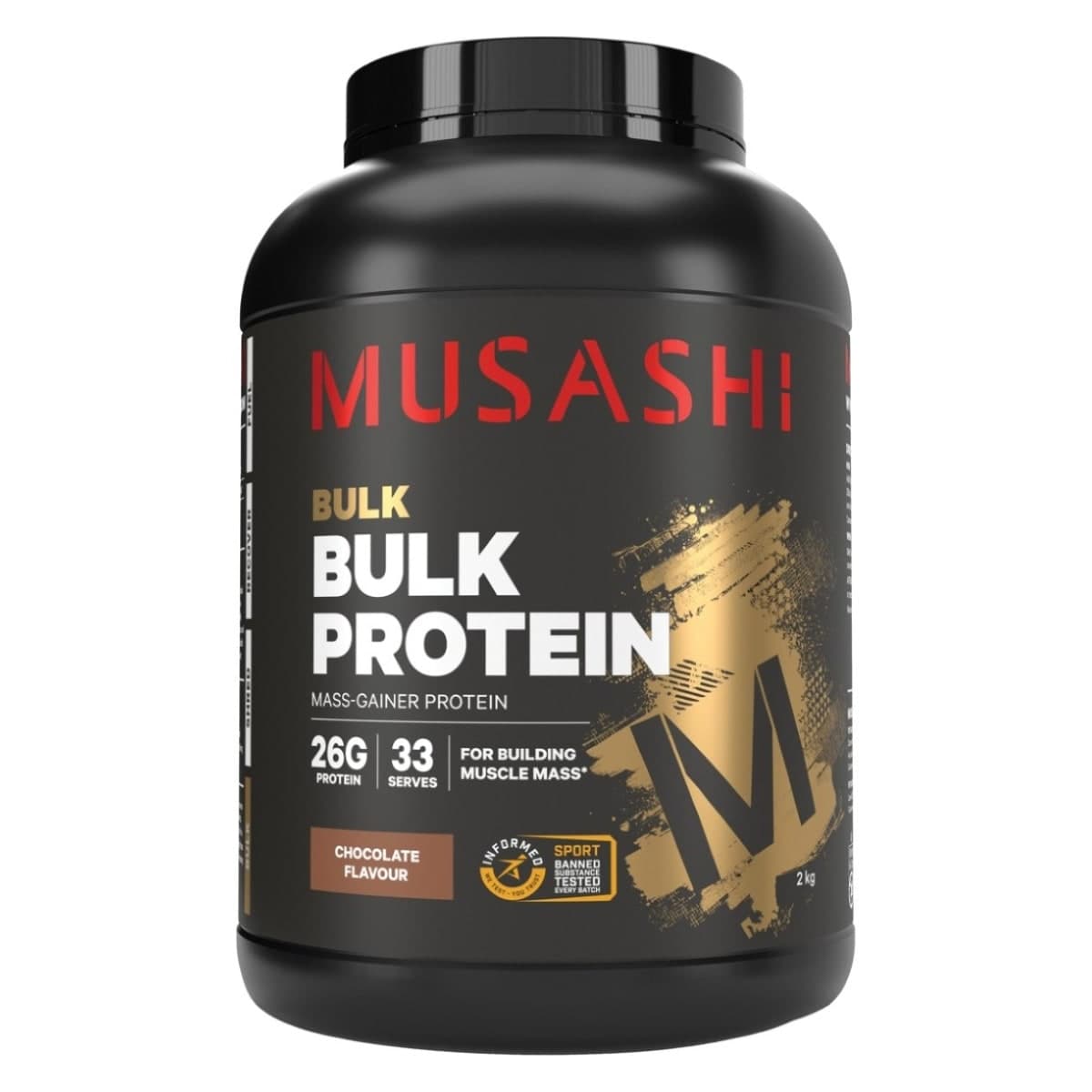 Musashi Bulk Protein Powder Chocolate Milkshake 2kg