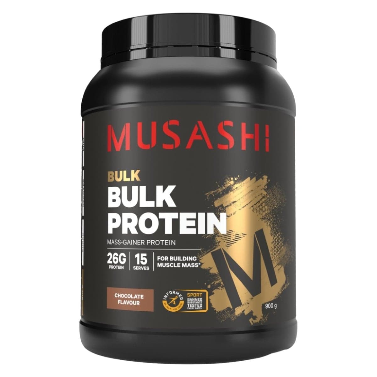 Musashi Bulk Protein Powder Chocolate Milkshake 900g