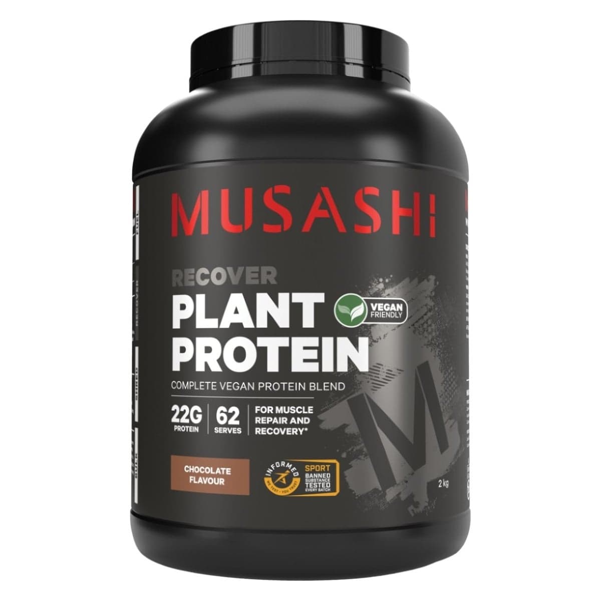 Musashi Plant Protein Powder Chocolate 2kg