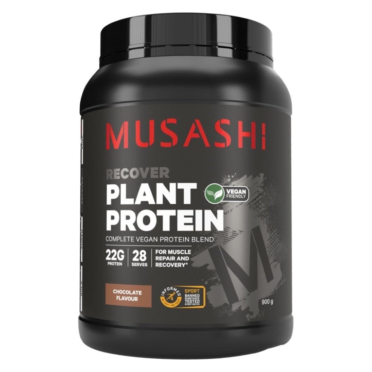 Musashi Plant Protein Powder Chocolate 900g