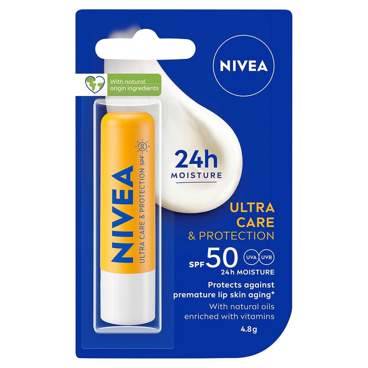 Nivea Lip Ultra Care & Protection SPF50 4.8g