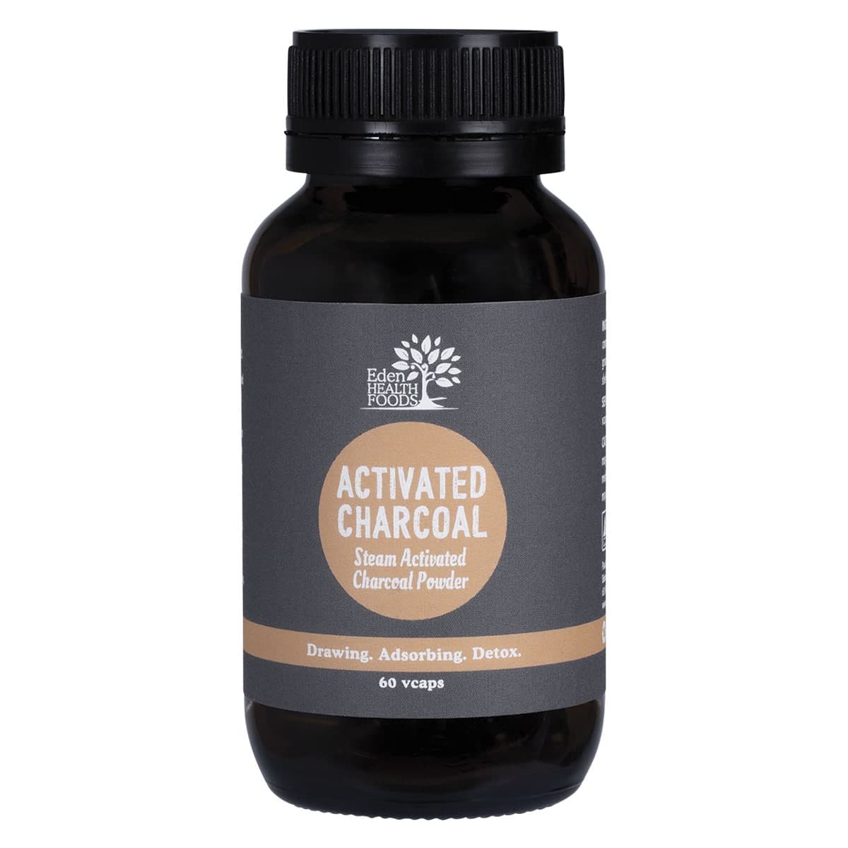 Eden Healthfoods Activated Charcoal 60 Capsules