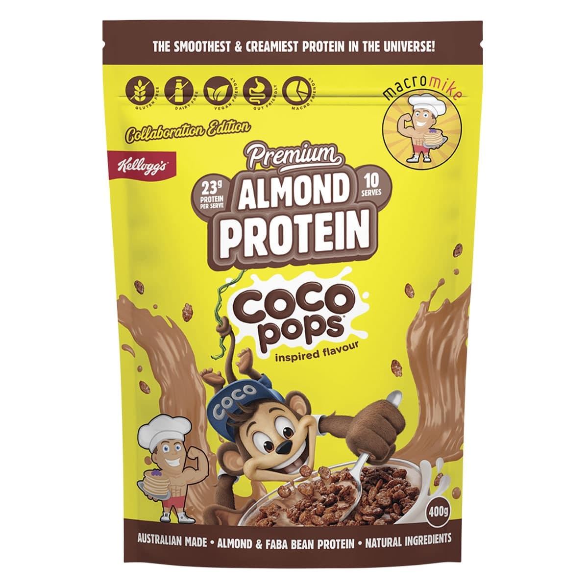 Macro Mike x Kellogg's Almond Protein Coco Pops Inspired 400g