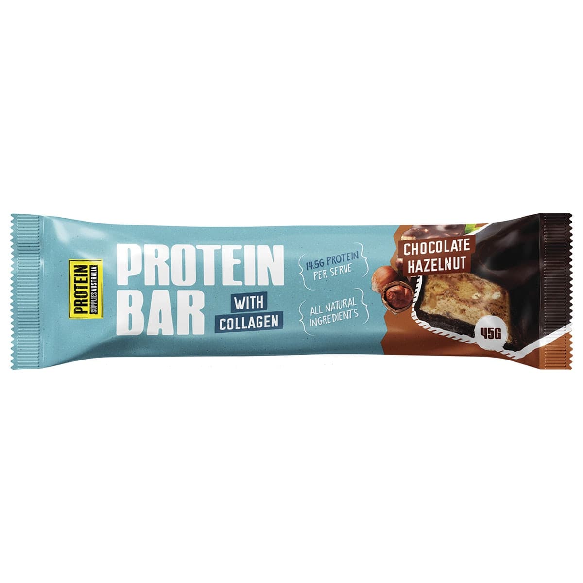 Protein Supplies Australia Collagen Protein Bar Choco Hazelnut 45g