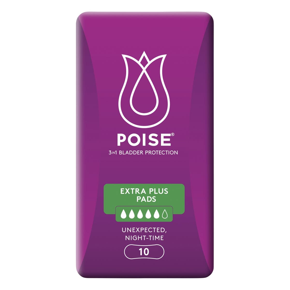 Poise Pads Extra Plus 10 Pack