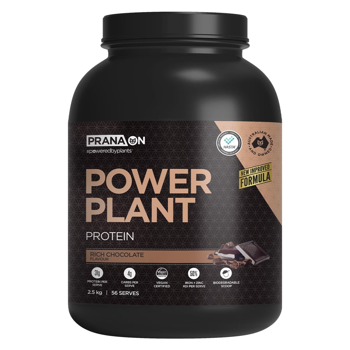 Pranaon Power Plant Protein Rich Chocolate 2.5kg