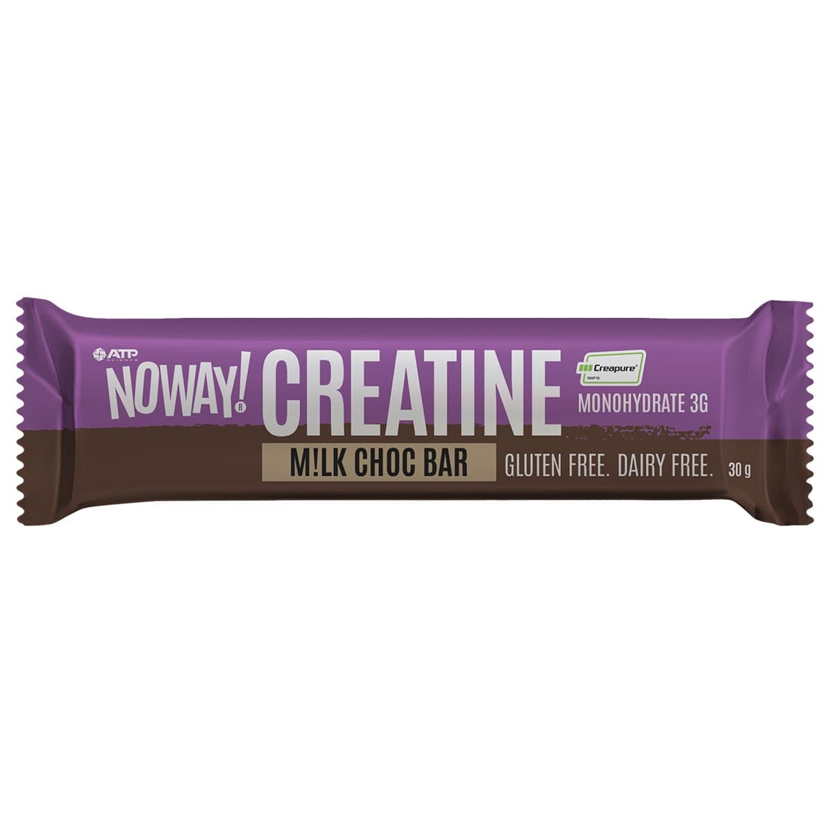 ATP Science Noway Creatine Monohydrate Bar Milk Choc 30g