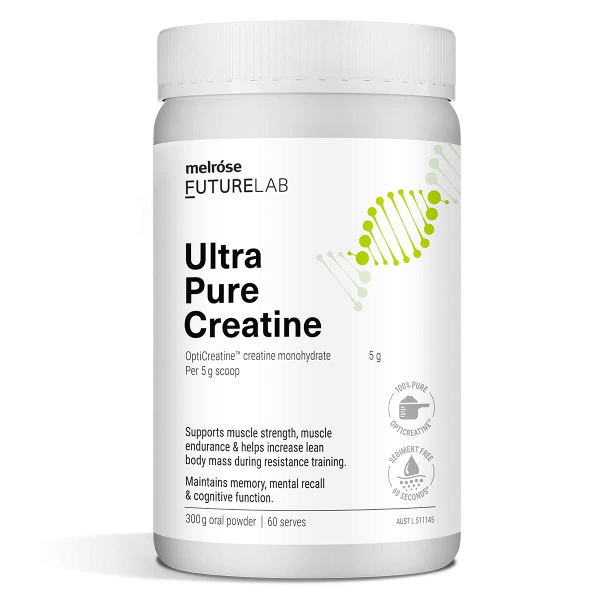 Melrose FutureLab Ultra Pure Creatine Monohydrate Powder 300g