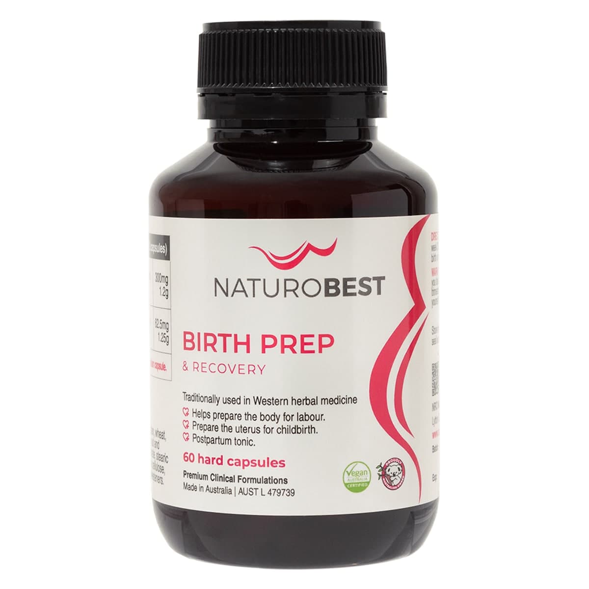 NaturoBest Birth Prep & Recovery 60 Capsules