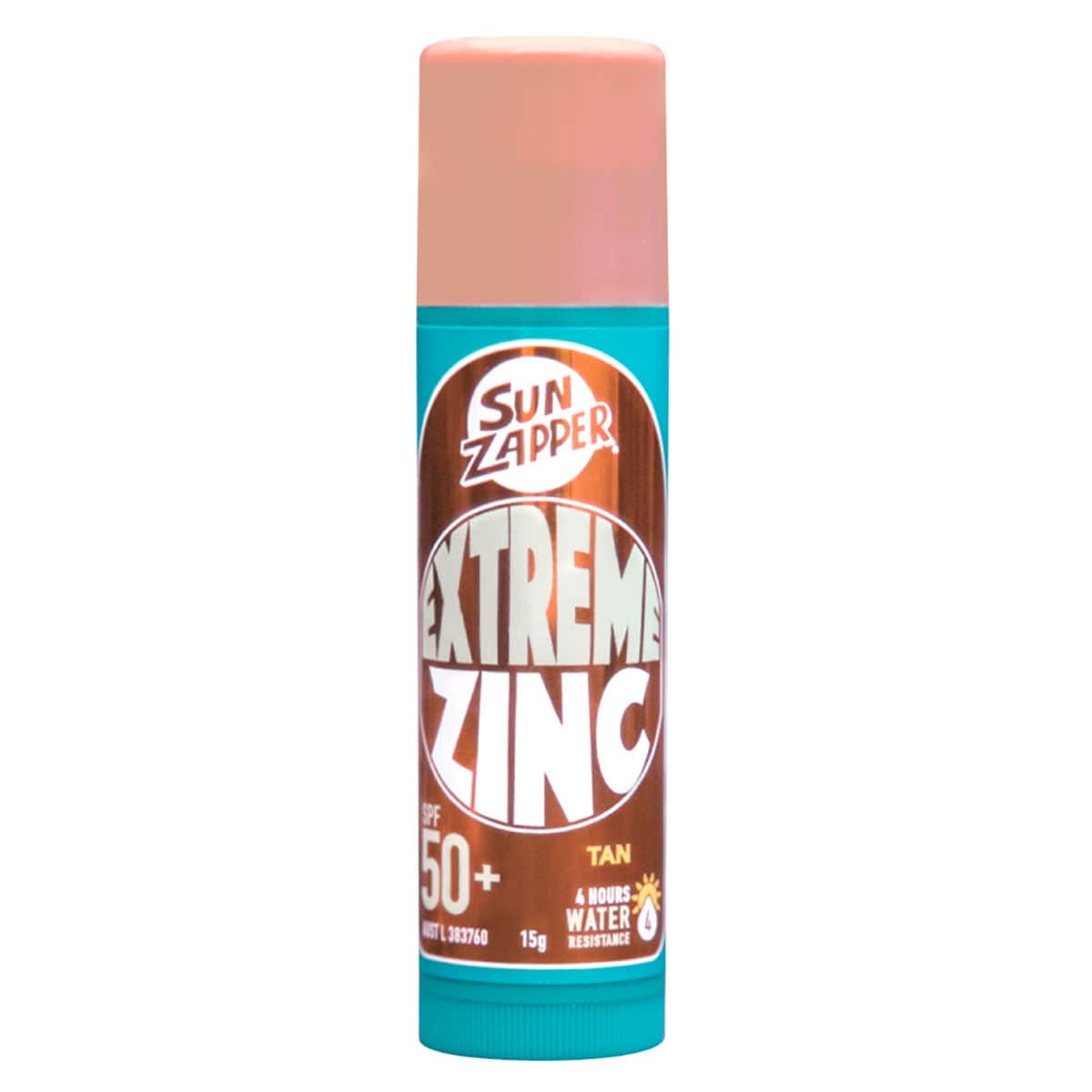 Sun Zapper Extreme Zinc Stick SPF50+ Tan 15g