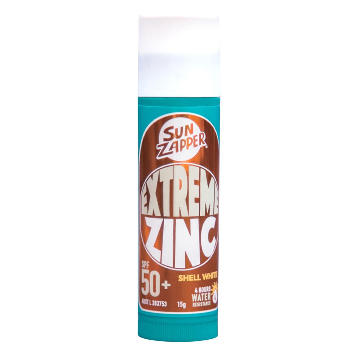 Sun Zapper Extreme Zinc Stick SPF50+ Shell White 15g