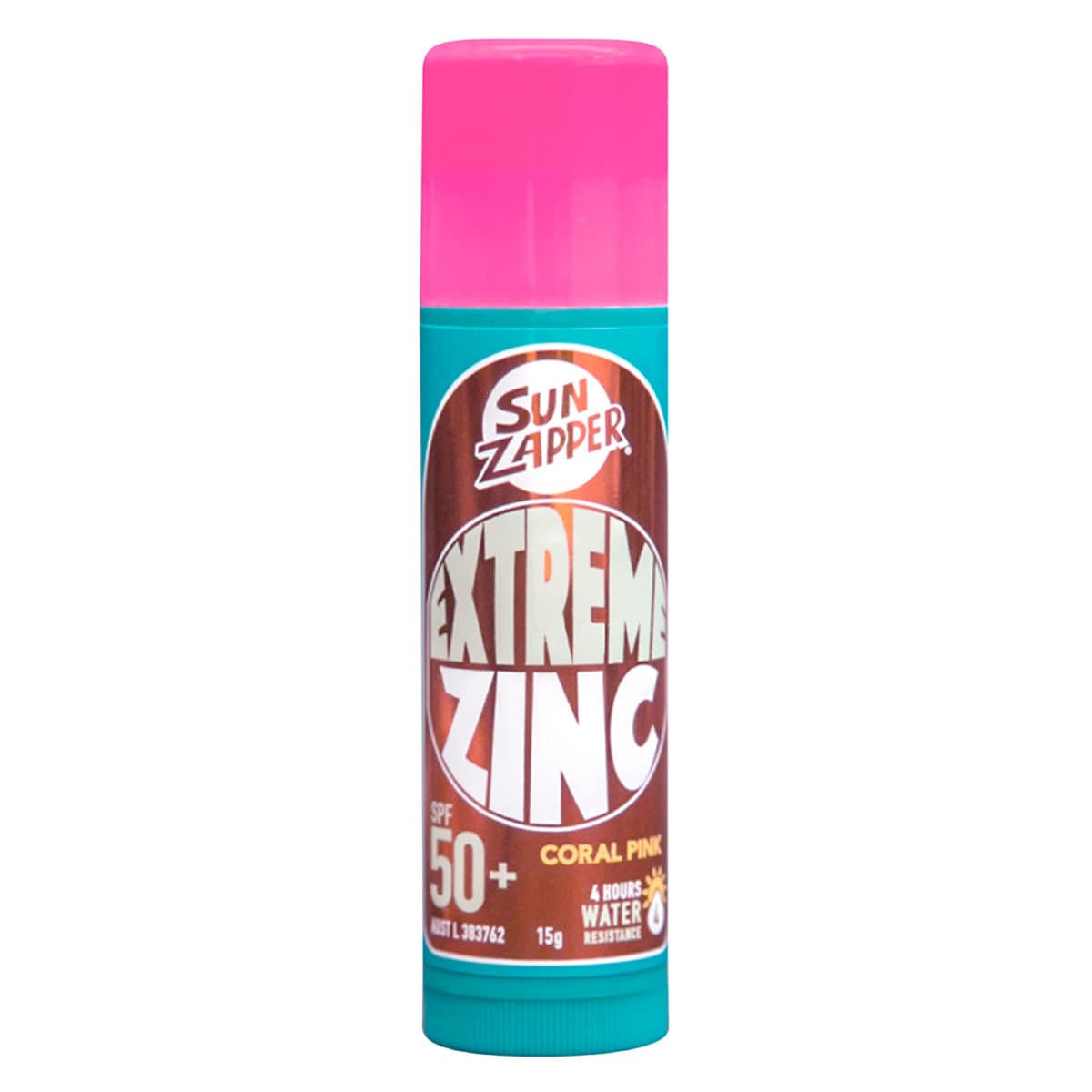 Sun Zapper Extreme Zinc Stick SPF50+ Coral Pink 15g