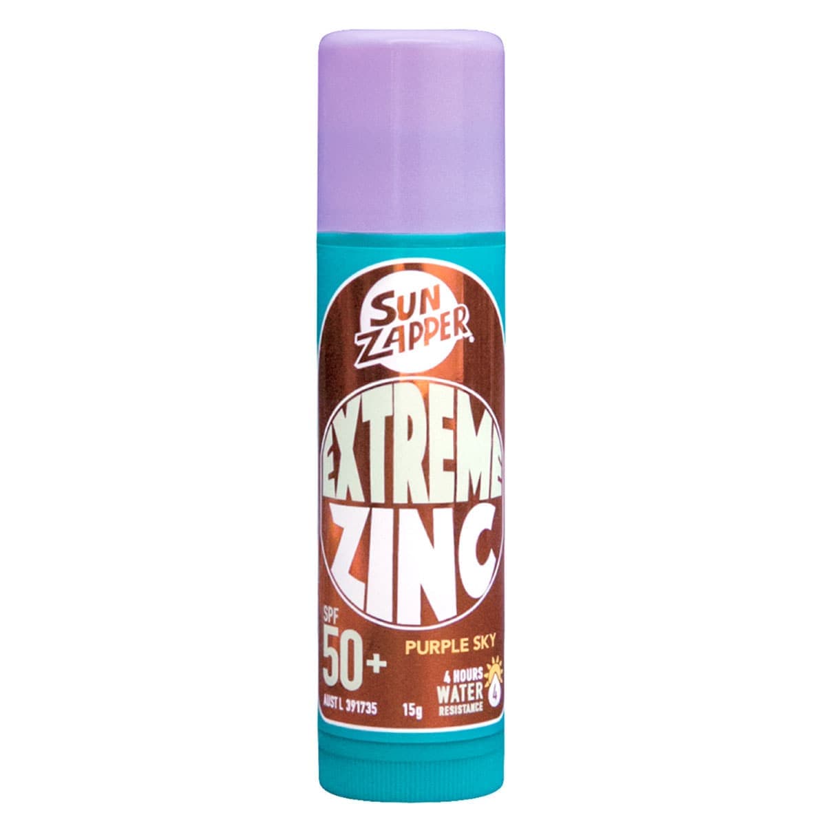 Sun Zapper Extreme Zinc Stick SPF50+ Purple Sky 15g
