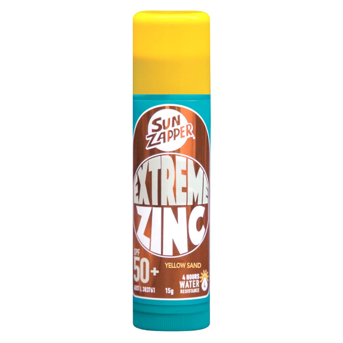 Sun Zapper Extreme Zinc Stick SPF50+ Yellow Sand 15g
