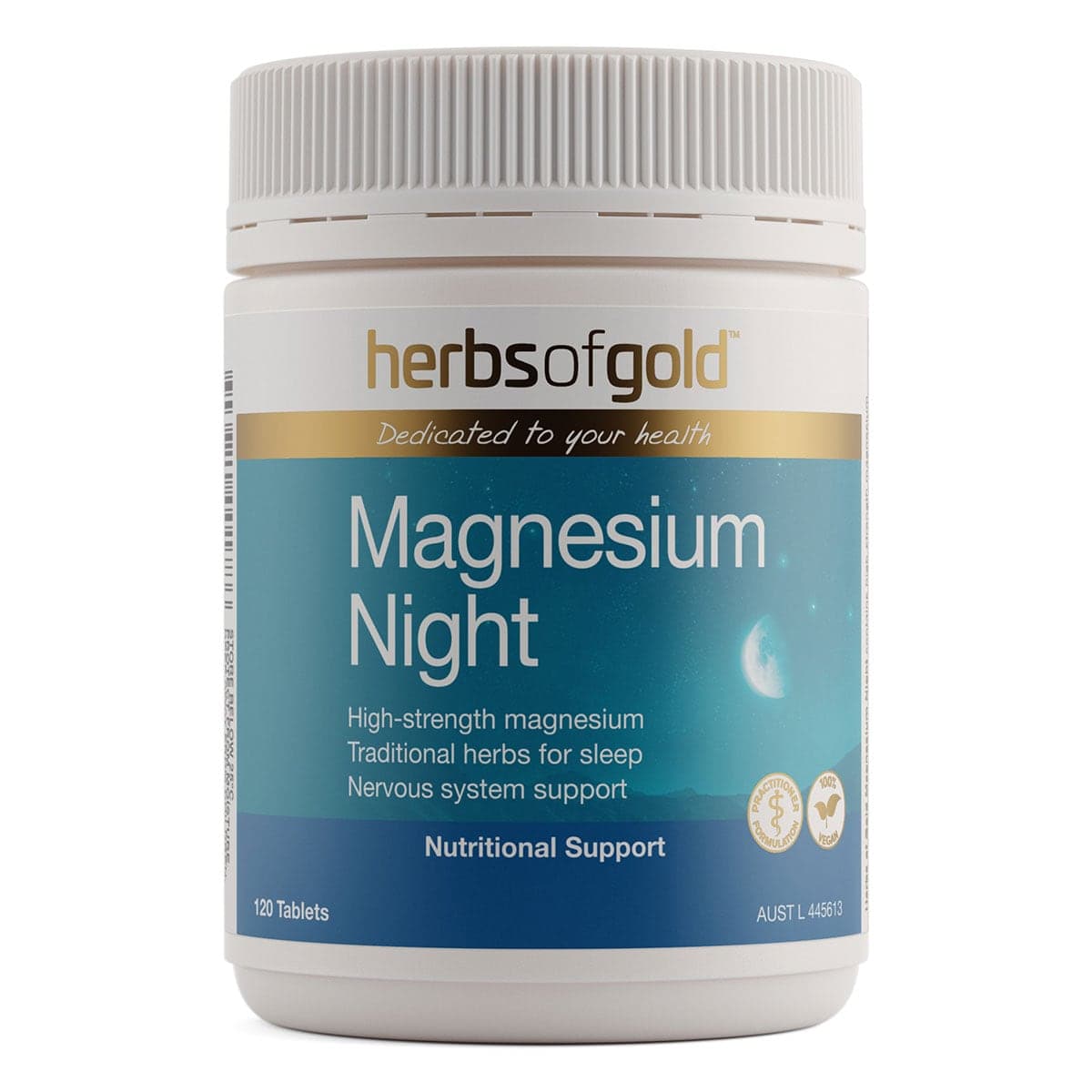 Herbs of Gold Magnesium Night Tablets 120 Tablets