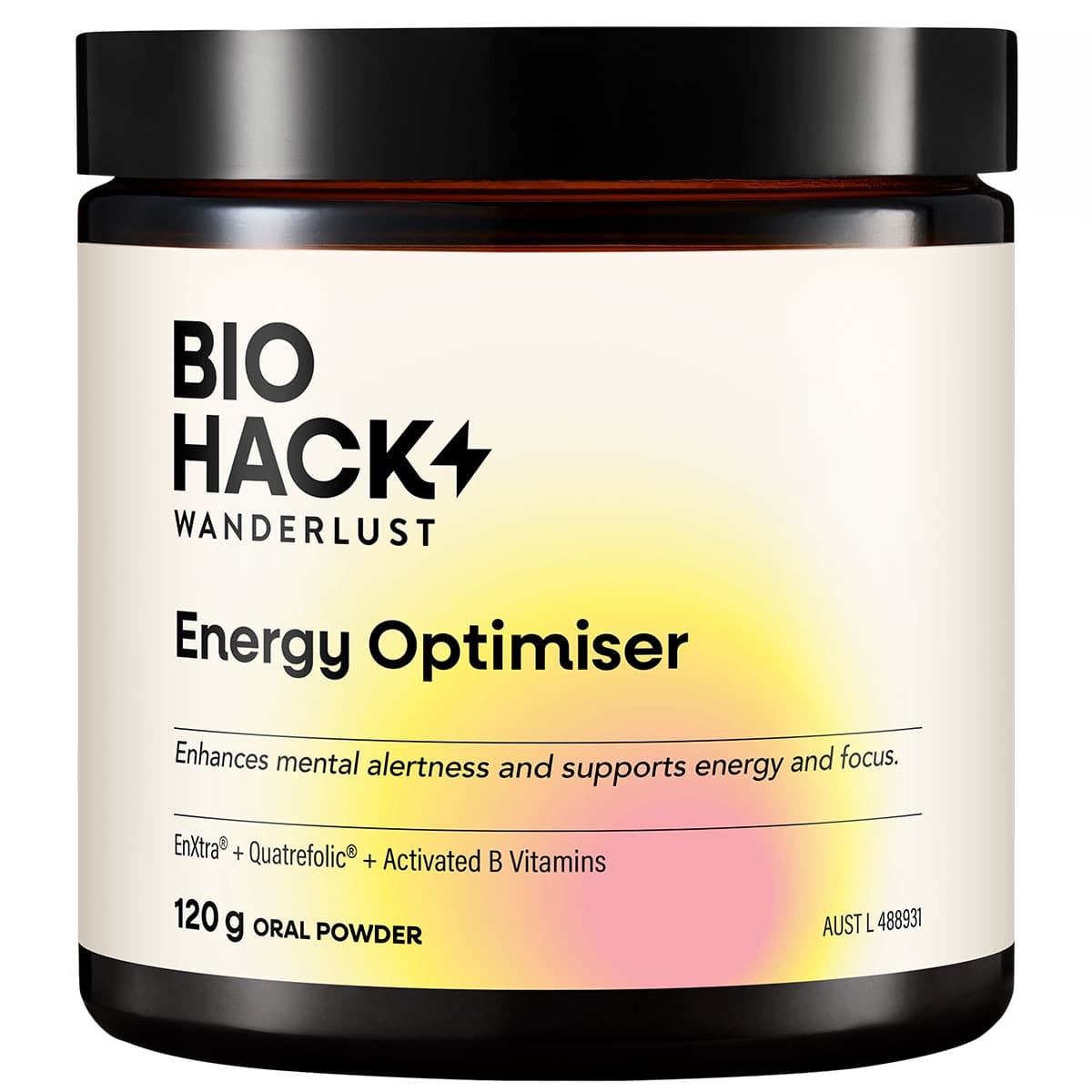 BioHack Wanderlust Energy Optimiser Powder 120g