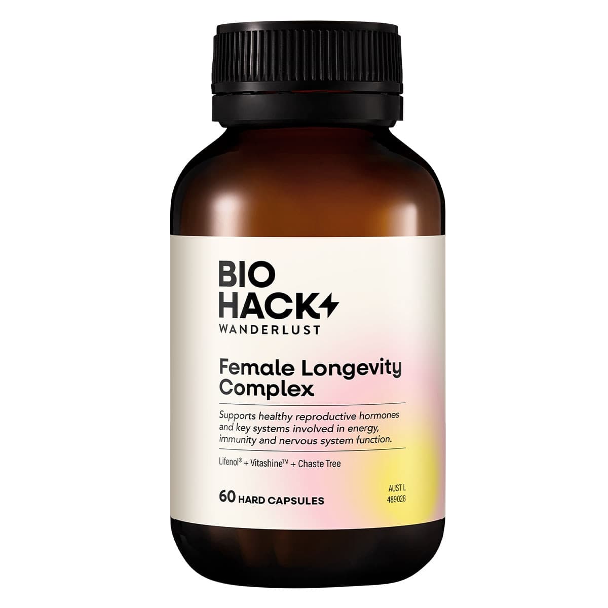 BioHack Wanderlust Female Longevity Complex 60 Capsules
