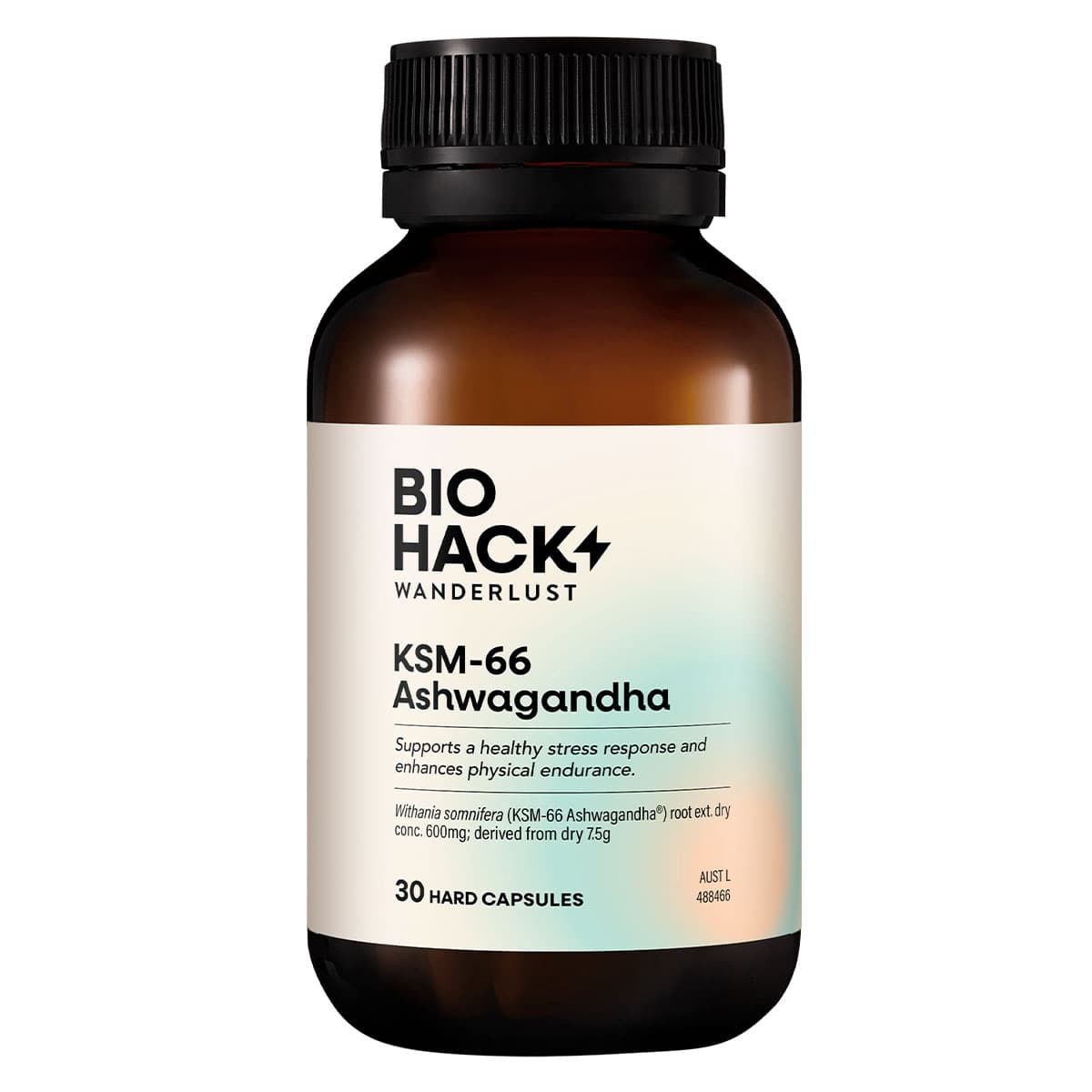 BioHack Wanderlust KSM-66 Ashwagandha 60 Capsules