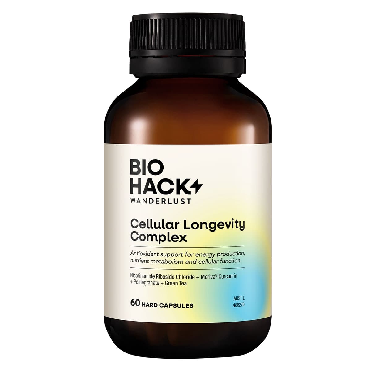 BioHack Wanderlust Cellular Longevity Complex 60 Capsules