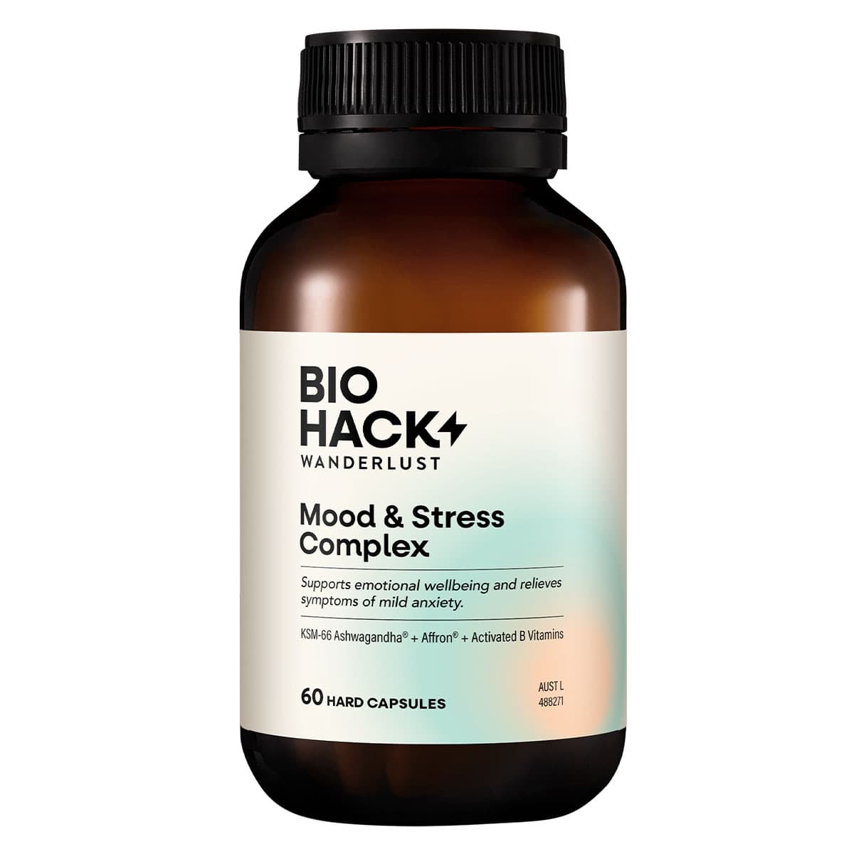 biohack wanderlust liposomal glutathione 60 capsules BodyBio - Antioxidant for Detox & Toxin Removal BioHack Wanderlust Mood & Stress