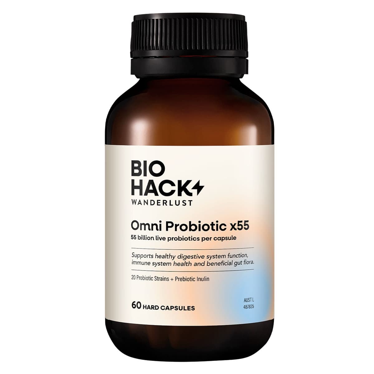 BioHack Wanderlust Omni Probiotic x55 60 Capsules