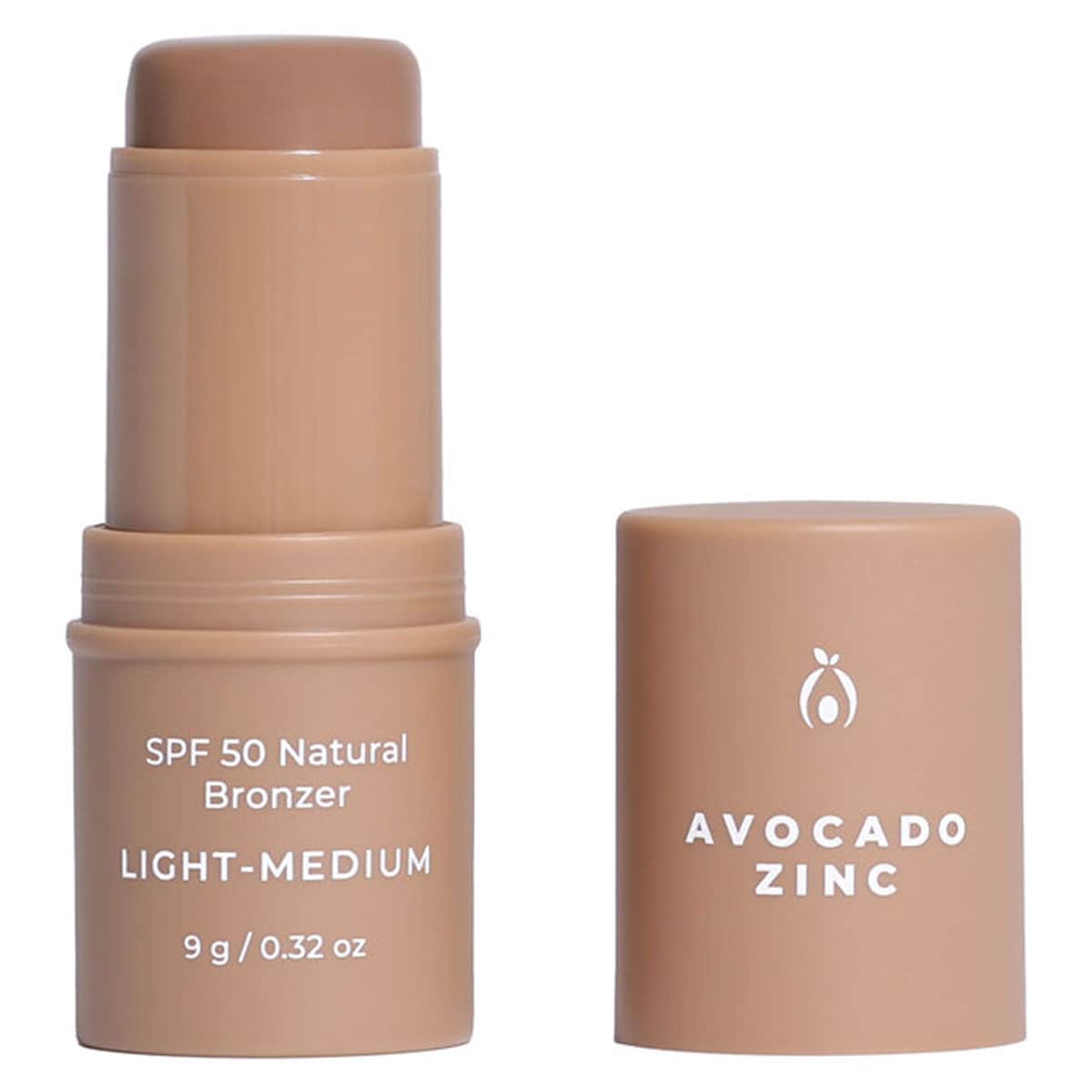 Avocado Zinc SPF50 Natural Bronzer Light - Medium 9g