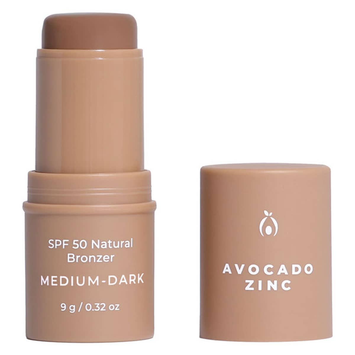 Avocado Zinc SPF50 Natural Bronzer Medium - Dark 9g