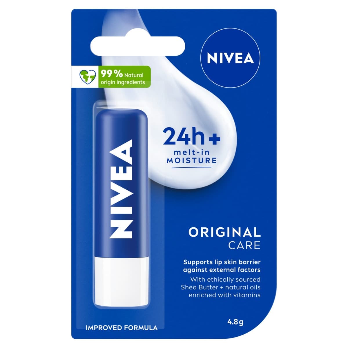 Nivea Original Care Lip Balm 4.8g