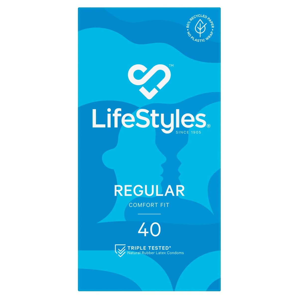 LifeStyles Regular Condoms 40 Pack