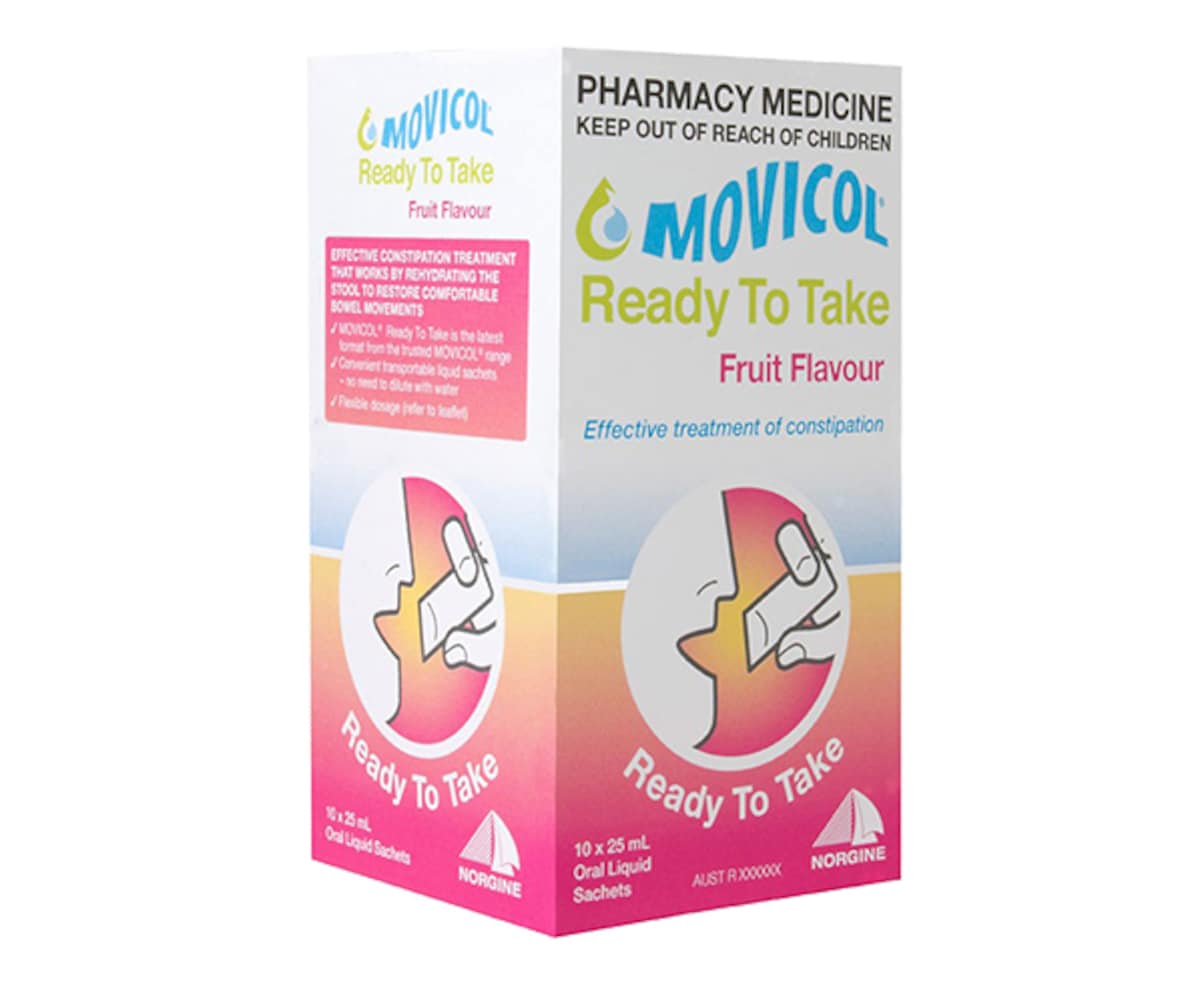 Movicol Ready to Drink 25ml x 10 Sachets