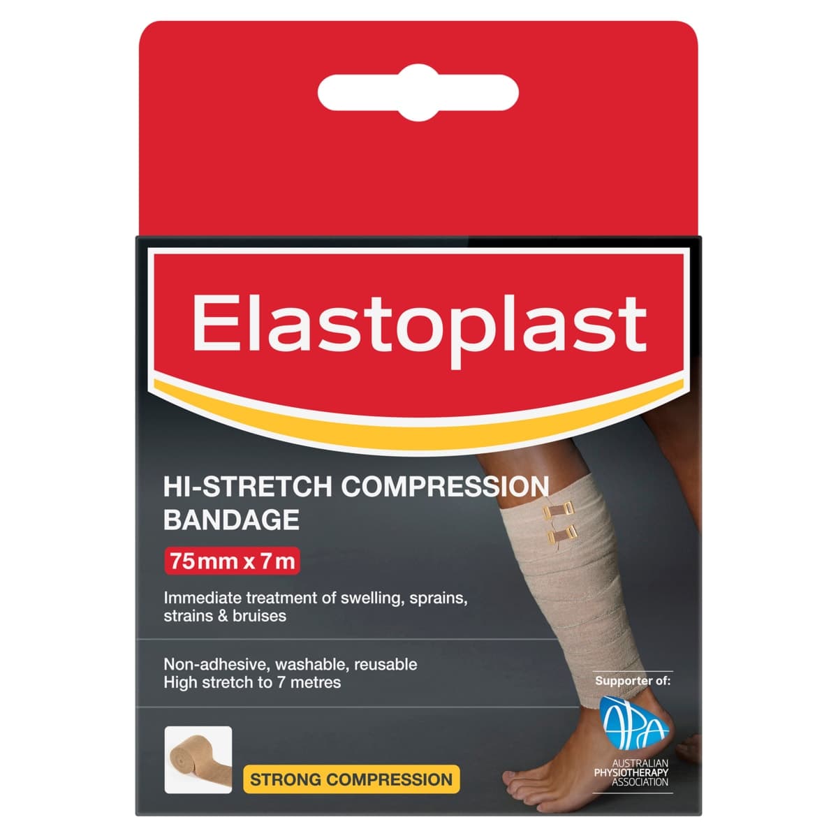 Elastoplast Sport Hi-Stretch Support & Compression Bandage 7.5cm x 7m Roll