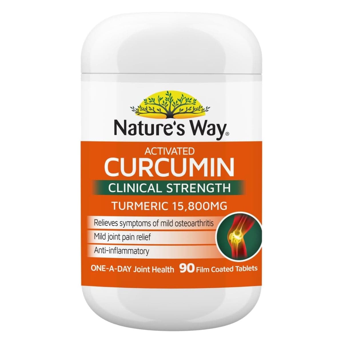 Nature's Way Activated Curcumin Clinical Strength 90 Tablets