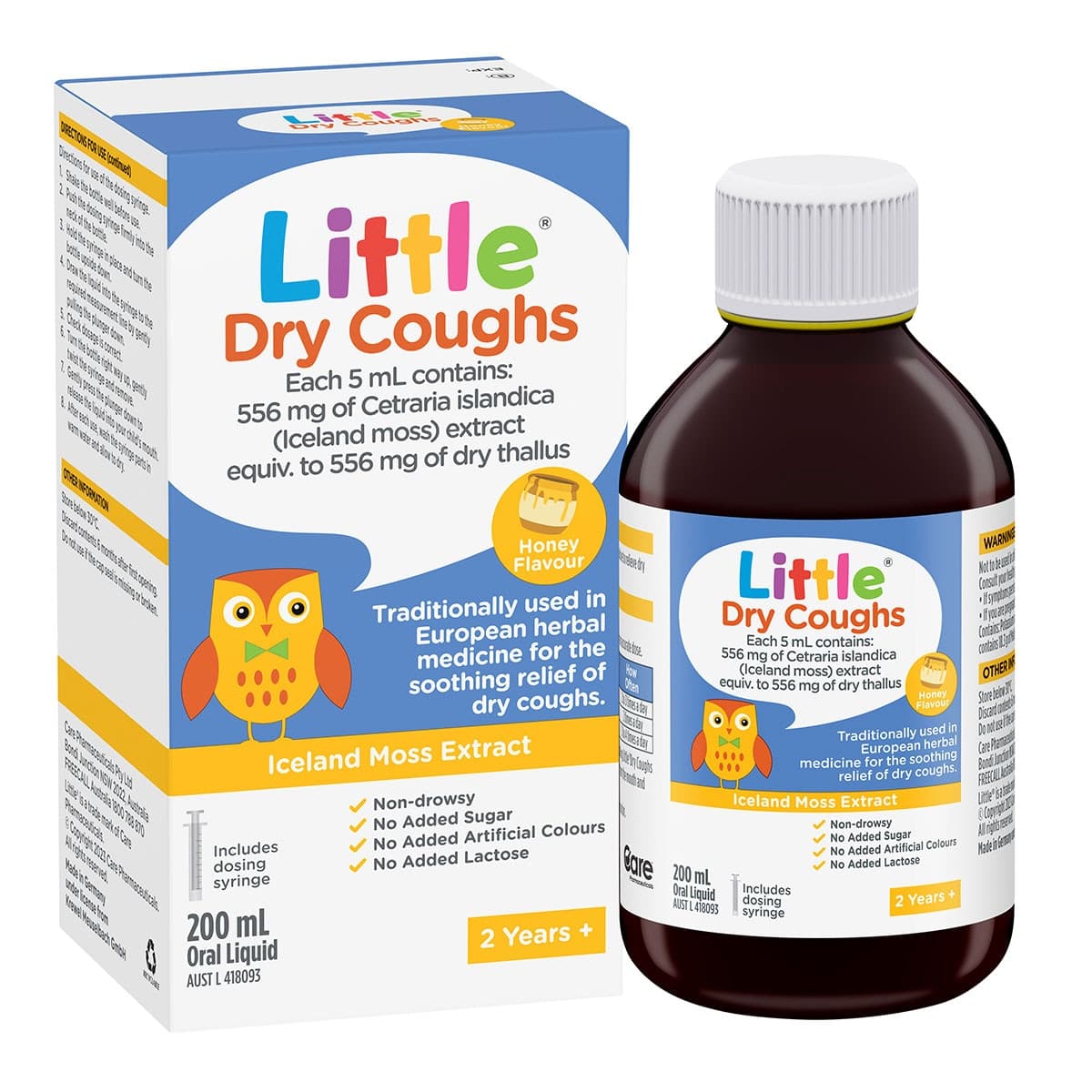 Little Dry Coughs Kids cough Medicine 200ml
