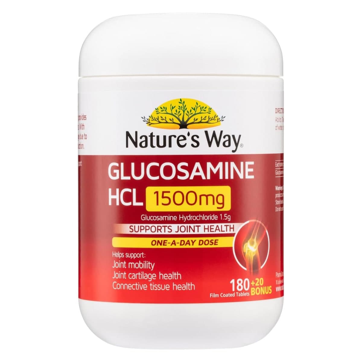 Nature's Way Glucosamine HCL 1500mg 200 Tablets