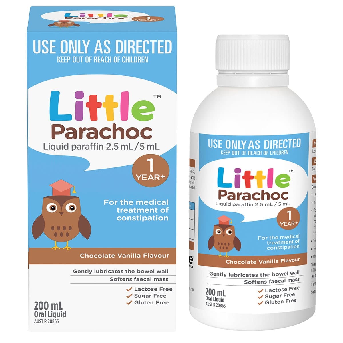 Little Parachoc Liquid Paraffin Choco Vanilla 200ml