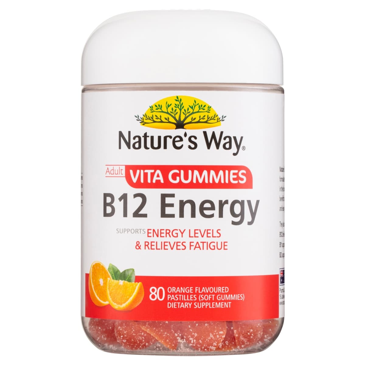 Nature's Way Adult Vita Gummies B12 Energy 80 Pack