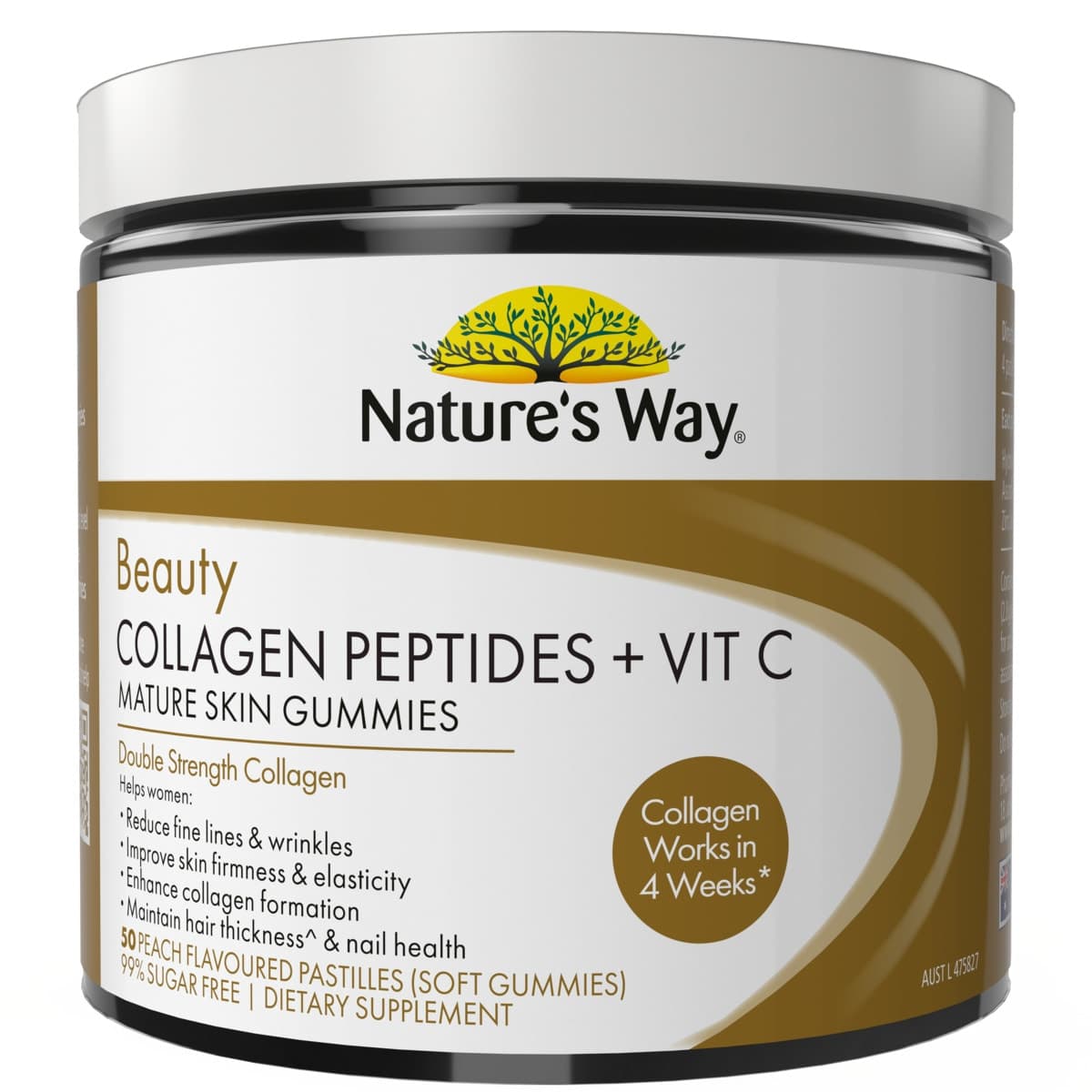 Nature's Way Beauty Collagen + Vit C Mature Skin Gummies 50 Pack