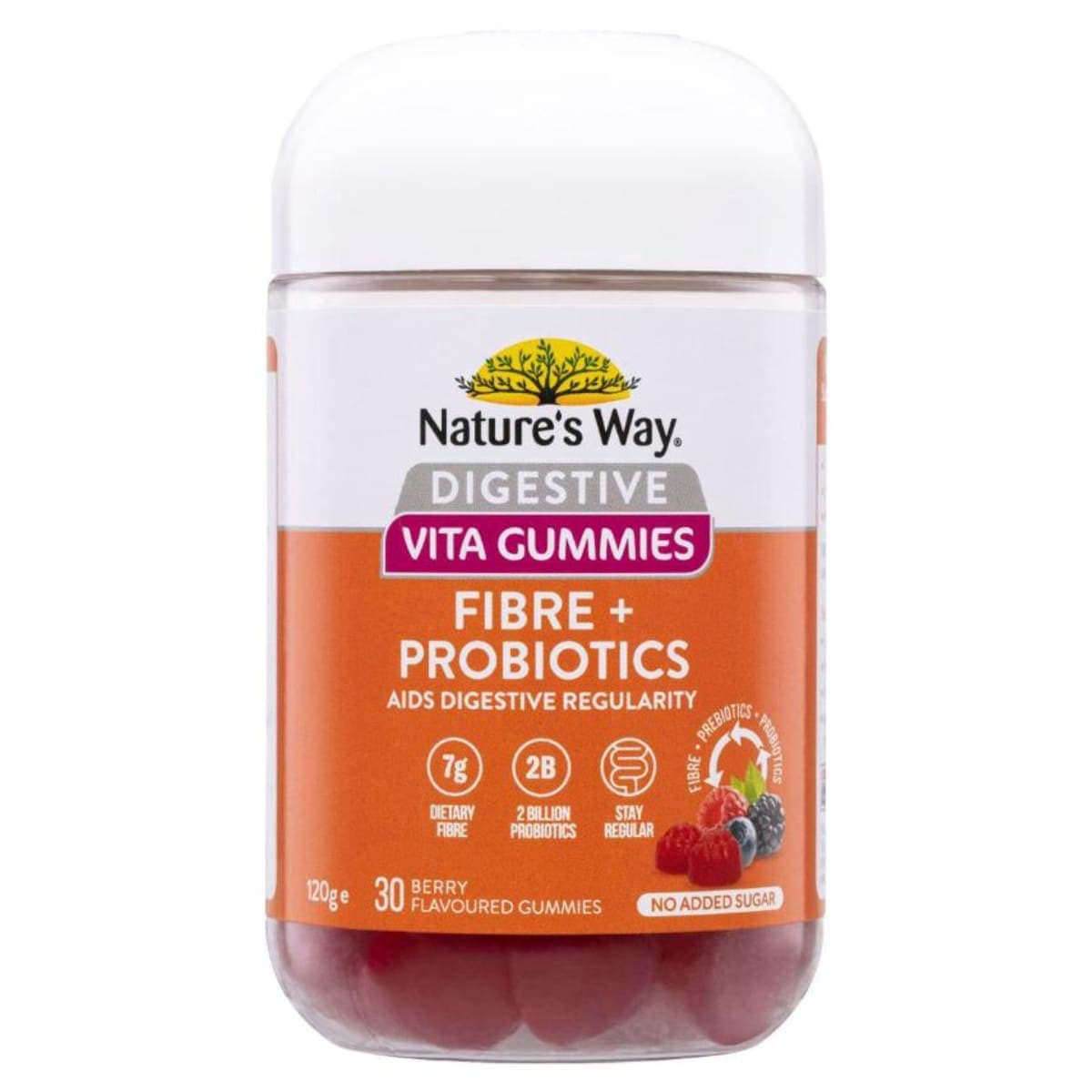 Nature's Way Adult Vita Gummies Fibre + Probiotics 30 Pack