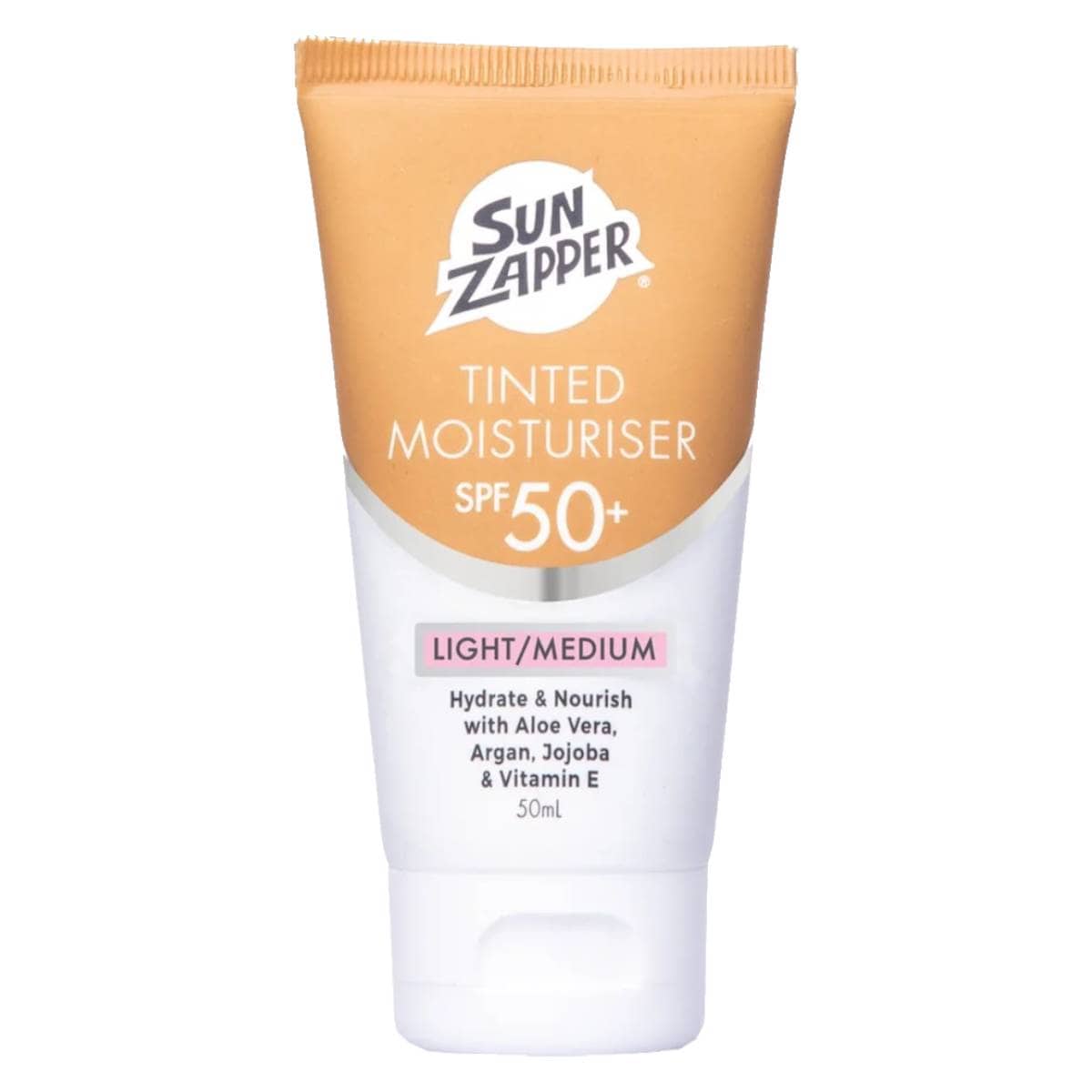 Sun Zapper Tinted Moisturiser SPF50+ Light/Medium 50ml