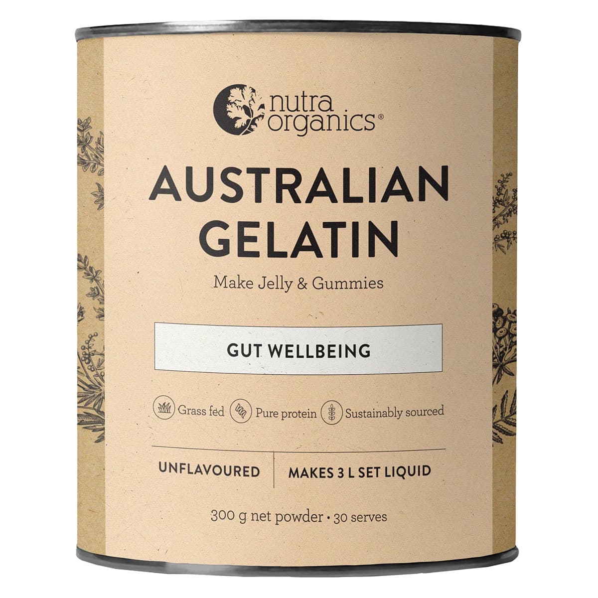 Nutra Organics Australian Gelatin Powder 300g