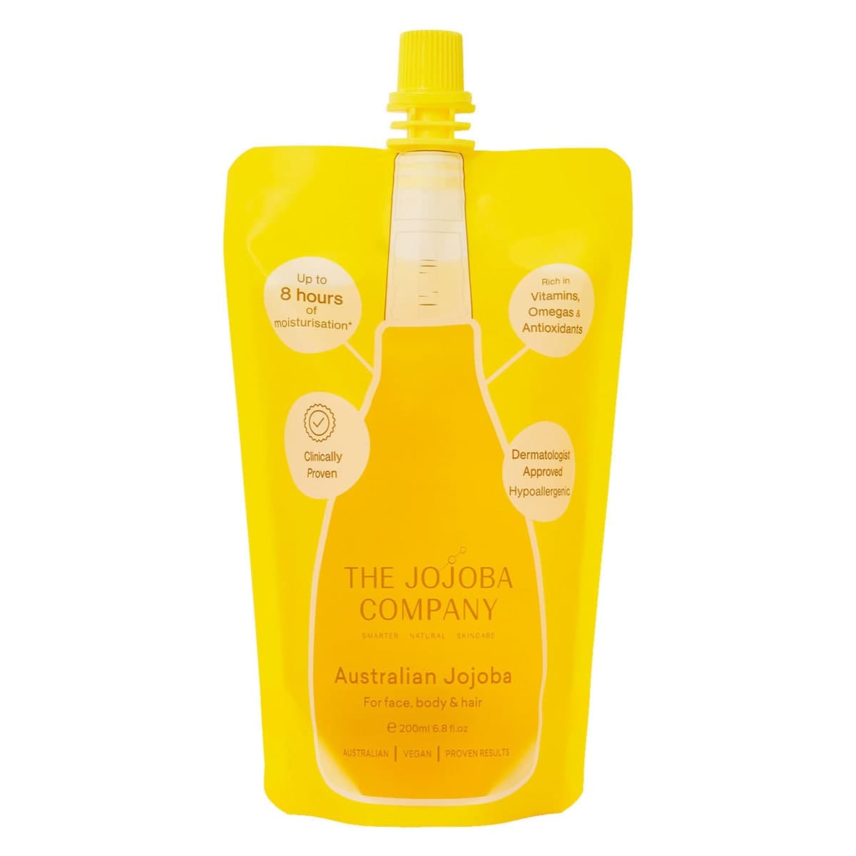 The Jojoba Company Australian Jojoba Refill Pouch 200ml