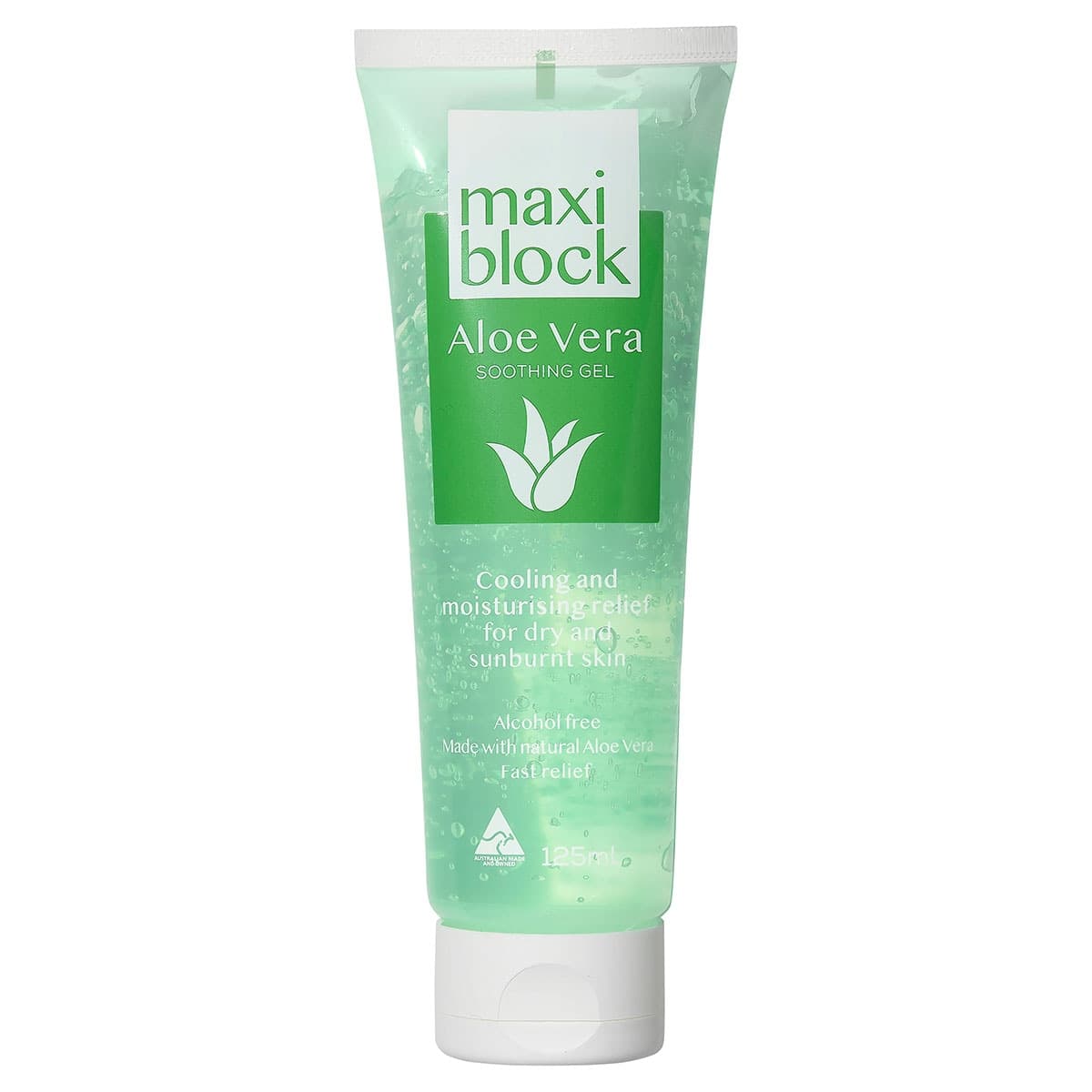 Maxiblock After Sun Aloe Vera Soothing Gel 125ml