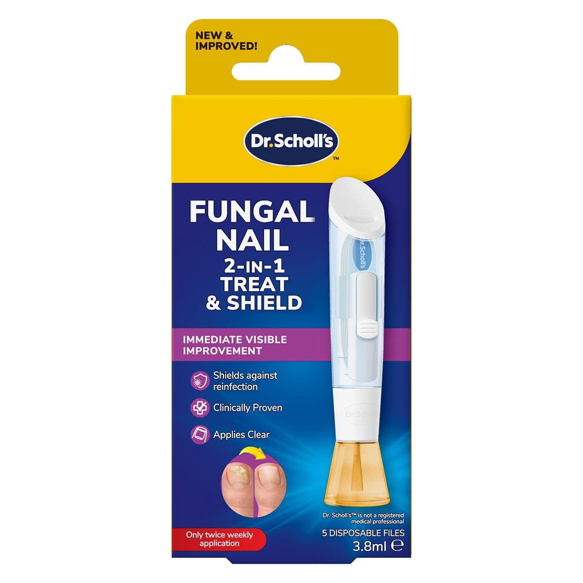 Dr.Scholl's Fungal Nail 2-in-1 Treat & Shield 3.8ml
